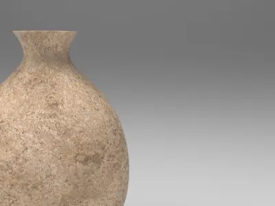Boco Vase Low-poly 3D model