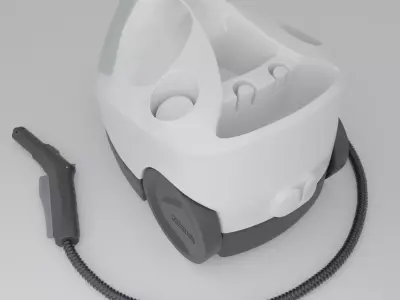 Steam cleaner Low-poly 3D model