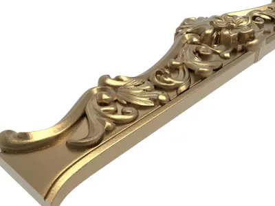decorative pattern ready for 3D printing 3D model 2