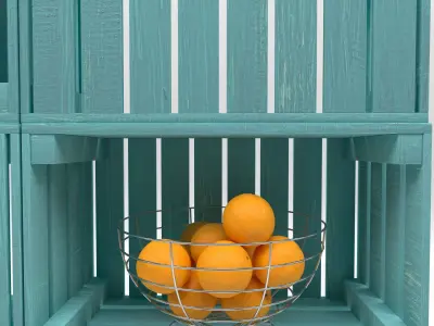 Lemonade stand 3D model