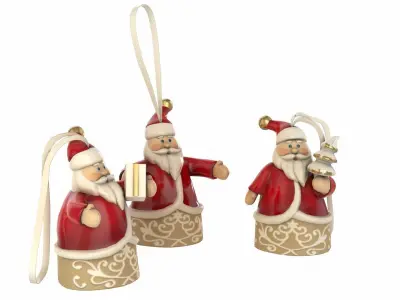 Santa Decoration 3D model