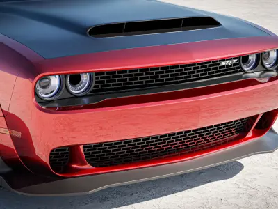 Dodge Demon 2022 3D model