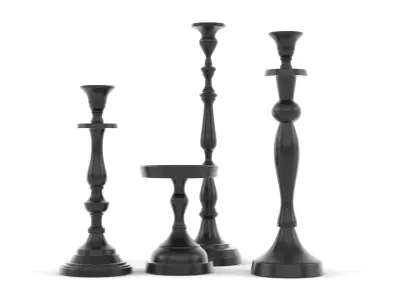 Candle Holder Free 3D model buy
