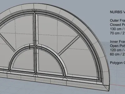 Palladian Window 3D model