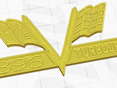 chevy el camino logos stl 3D print model