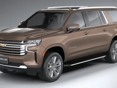 Chevrolet Suburban High Country CG 2021 3D model