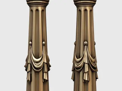 Classic baluster 3D model