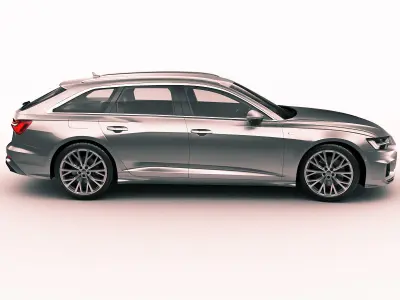Audi A6 Avant 2019 s-line 3D model