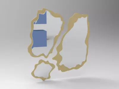 Slater Mirror 3D model