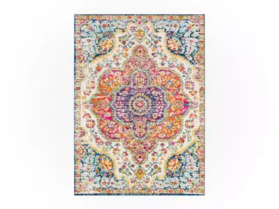 Carpet rug Low-poly 3D model