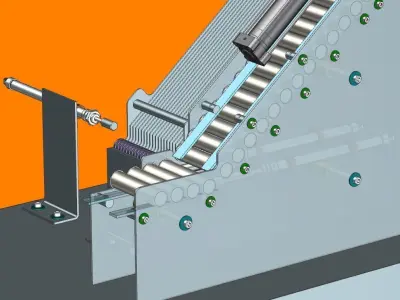 The effervescent tablet filling machine 3D print model