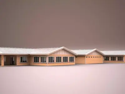 PREFABRICATED BUILDING 8 3D model