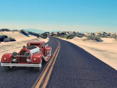 classic car 3D model