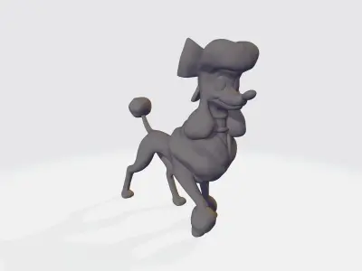 Poodle Georgette - STL 3D model