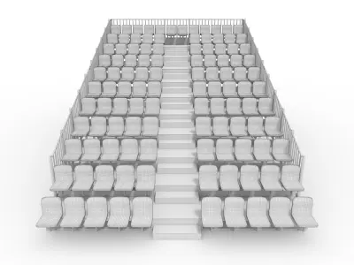 Bleachers 6 3D model