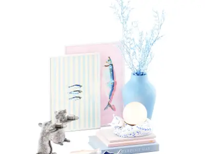 Decoration set Cat Dreams 3D model