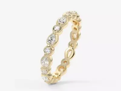 Wedding band 02 3D print model