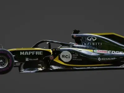 renault-lotus rs18 2018 Low-poly 3D model