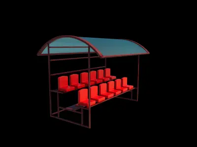 Smart Bleachers  3D model