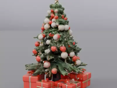Christmas tree 3D model purchase