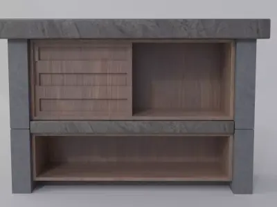 Slideboard free Free 3D model