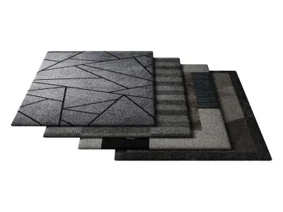 Rug Set 25 3D model