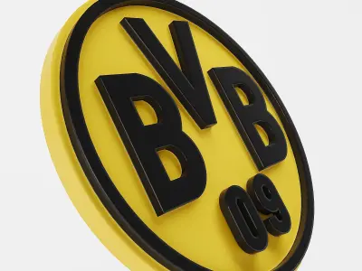Borussia Dortmund FC Football Club 3D print model