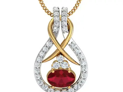 Diamond Locket Set 3D print model