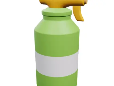 Sprayer Icon Low-poly 3D model
