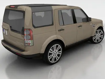 Land Rover Discovery 4 Low-poly 3D model