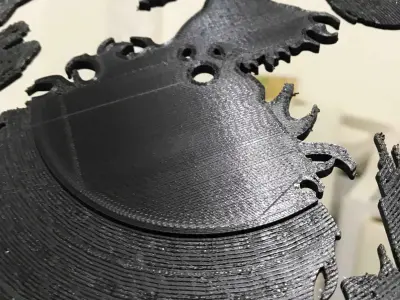 batman  vinyl wall clock Free 3D print model