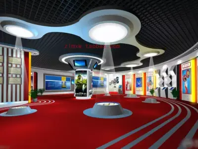 Exhibition - Area - 16X14-3DMAX2009-01 3D model