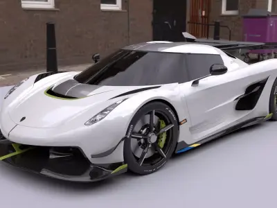 Koenigsegg Jesko 2020 3D model