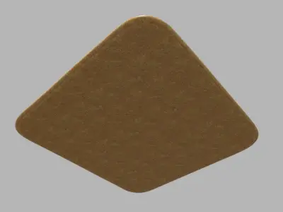 Gift Cookie Christmas Low-poly 3D model