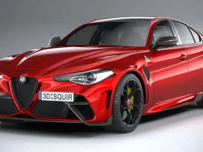 Alfa Romeo Giulia GTA 2021 3D model