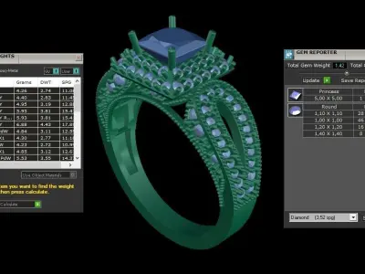 ring code 93 3D print model