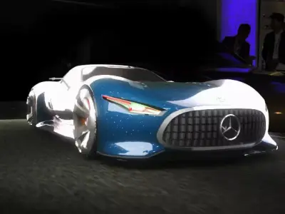 Mercedes-Benz AMG Vision Gran Low-poly 3D model