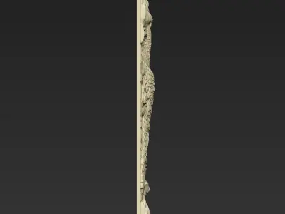 Pigeon and Roses Background A59 3D print model