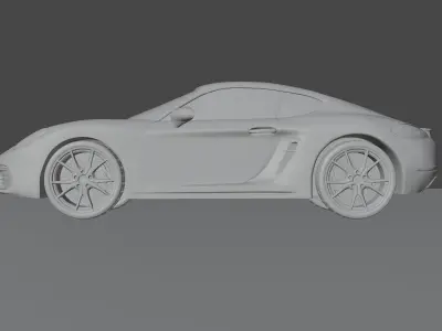 Porsche 718 Cayman S 3D model