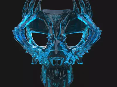 Skull mask 3D print model