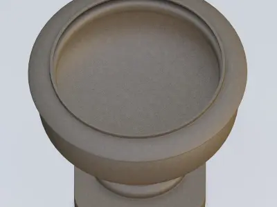 Garden urn planter10 3D model