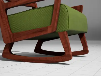 Oliver Armchair UE4 Low-poly 3D model