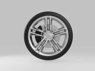 Audi S5 Wheel 3D model