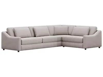 Ashby Sofa Two-Piece Sectional By Arhaus 3D model