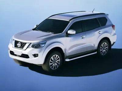 Nissan Terra 2020 Low-poly 3D model