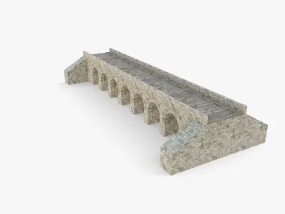 Bridge v2 Low-poly 3D model