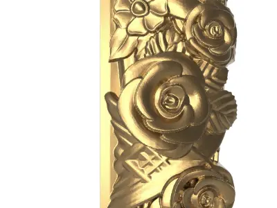 Carved Picture Frame 3D model