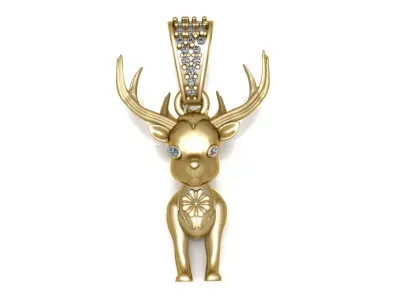 SNOOPY CATOON PENDANT 3D PRINTABLE MODEL  3D print model