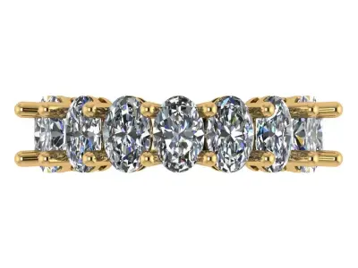 oval eternity band  3D print model