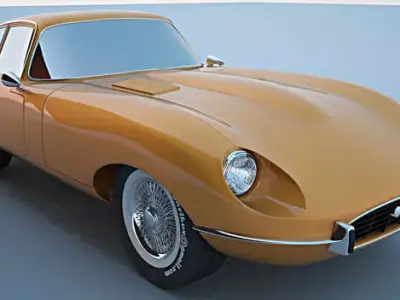 Jaguar E-Type 1961 Free 3D model